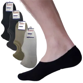 12x Pairs No Show Bamboo Socks Non-Slip Heel Grip Low Cut Invisible Footlet New