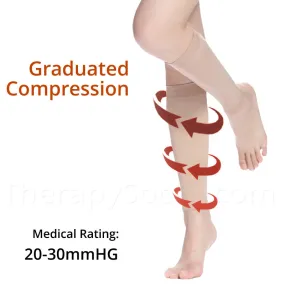 20-30mmHg Medical Calf Sleeves for Varicose Veins