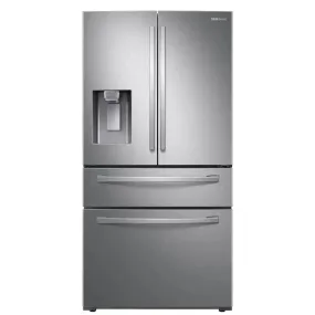 28 Cu. Ft. 4-Door French Door Smart Refrigerator in Fingerprint Resistant Stainless Steel, Standard Depth