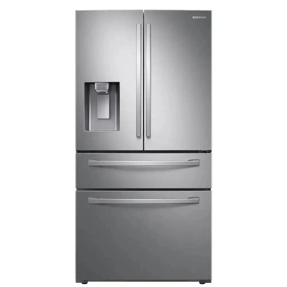 28 Cu. Ft. 4-Door French Door Smart Refrigerator in Fingerprint Resistant Stainless Steel, Standard Depth