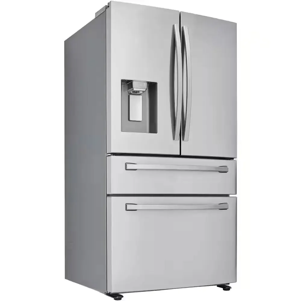 28 Cu. Ft. 4-Door French Door Smart Refrigerator in Fingerprint Resistant Stainless Steel, Standard Depth