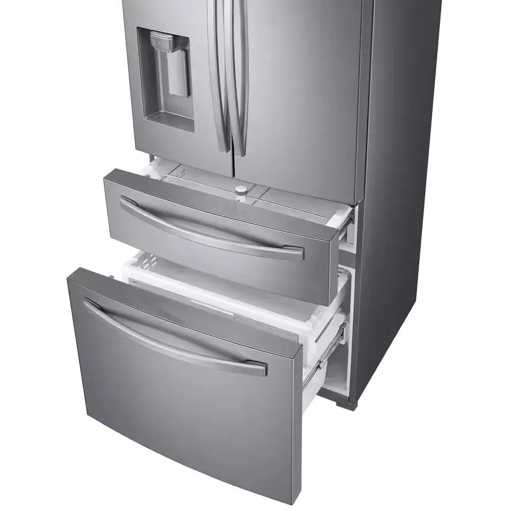 28 Cu. Ft. 4-Door French Door Smart Refrigerator in Fingerprint Resistant Stainless Steel, Standard Depth