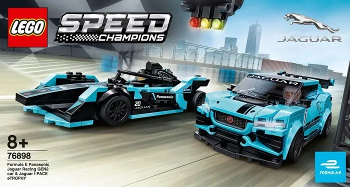 76898 Formula E panasonic Jaguar Racing Gen2 Car & Jaguar I- Pace Etrophy