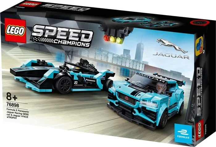 76898 Formula E panasonic Jaguar Racing Gen2 Car & Jaguar I- Pace Etrophy