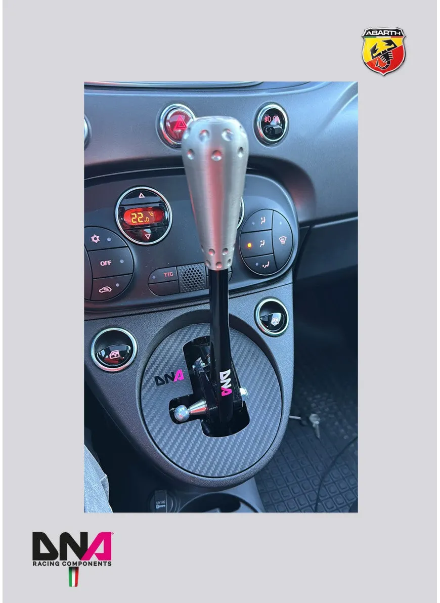 Abarth 500 / 595 / 695 Carbon Fibre Adjustable Short Shifter Cover Kit - DNA RACING