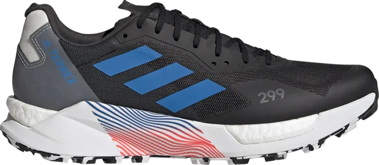 Adidas Terrex Agravic Ultra Trail 'Black Blue Rush' Sneakers, black
