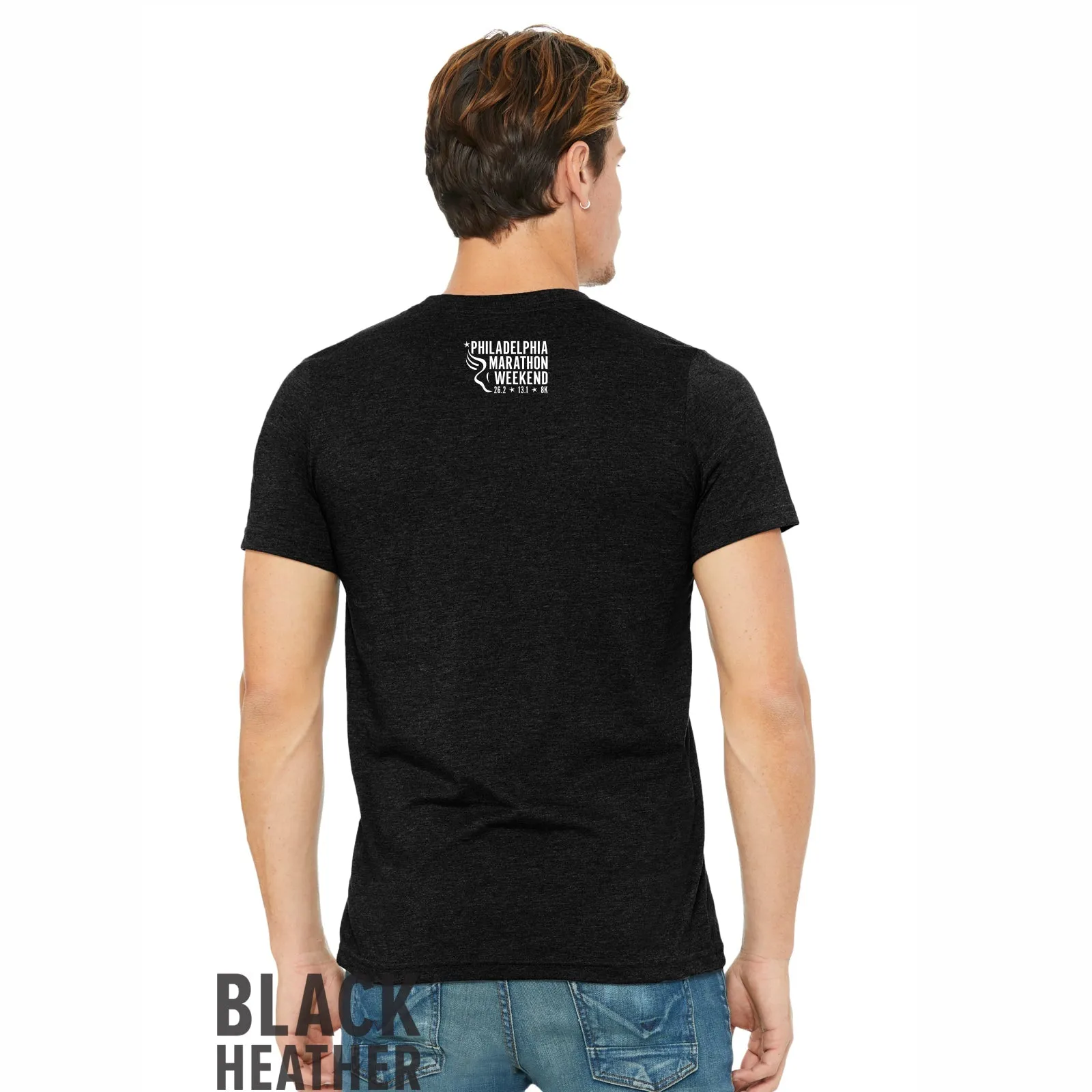 Adult Fashion Tee -Black Heather- PMW Repeat