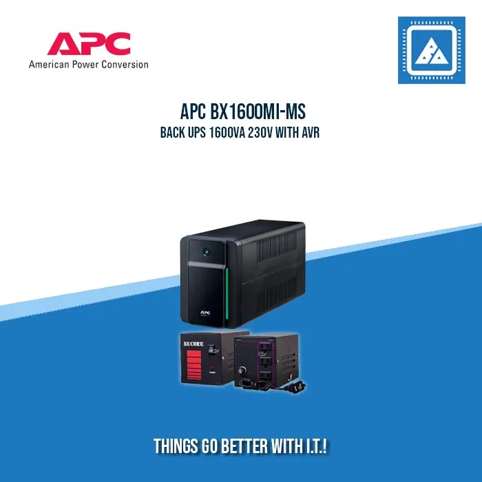 APC BX1600MI-MS BACK UPS 1600VA 230V WITH AVR