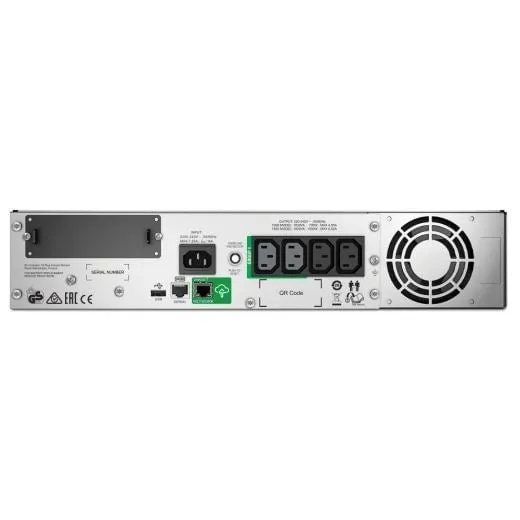APC Smart-UPS 1000VA 700W 2U Rack Mount with Smart Connect, 230V Input/Output, 4x IEC C13 Outlets