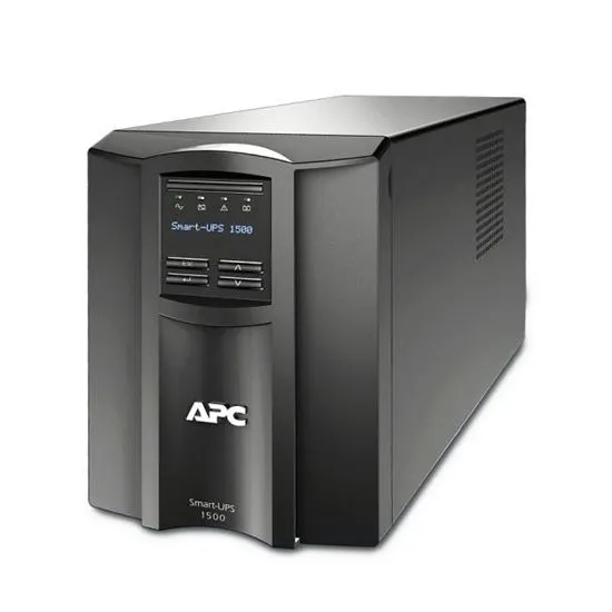 APC Smart-UPS 1500VA 1000W Tower with Smart Connect, 230V Input/Output, 8x IEC C13 Outlets