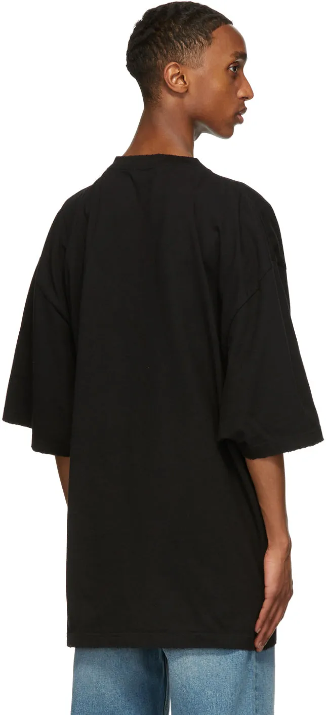 Balenciaga Black Marathon XL T-Shirt
