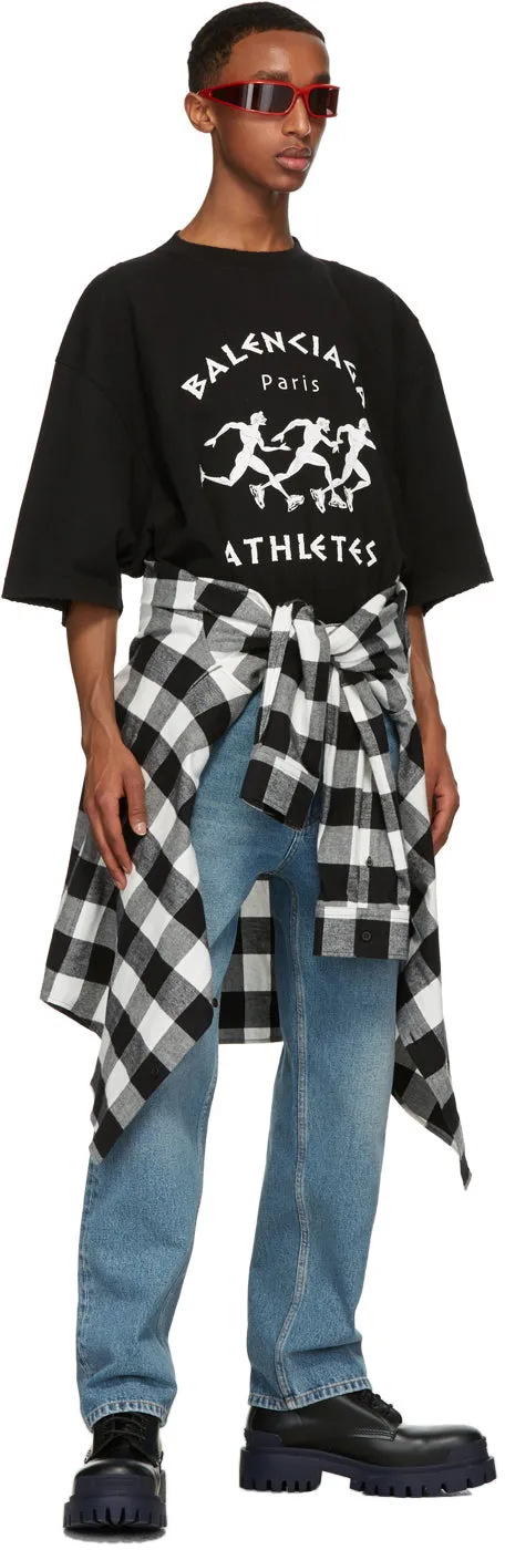 Balenciaga Black Marathon XL T-Shirt