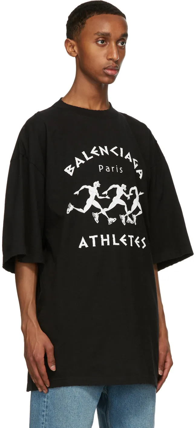 Balenciaga Black Marathon XL T-Shirt