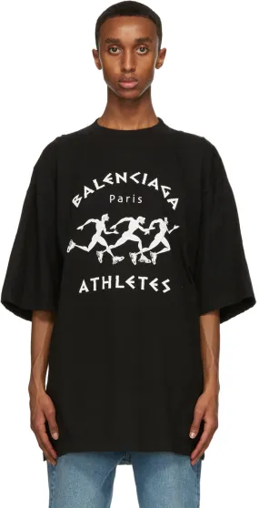 Balenciaga Black Marathon XL T-Shirt