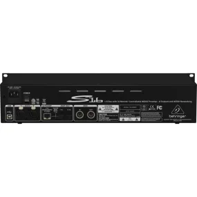 Behringer S16 16-channel Digital Snake, I/O Box with 16 Remote-Controllable Midas Preamps