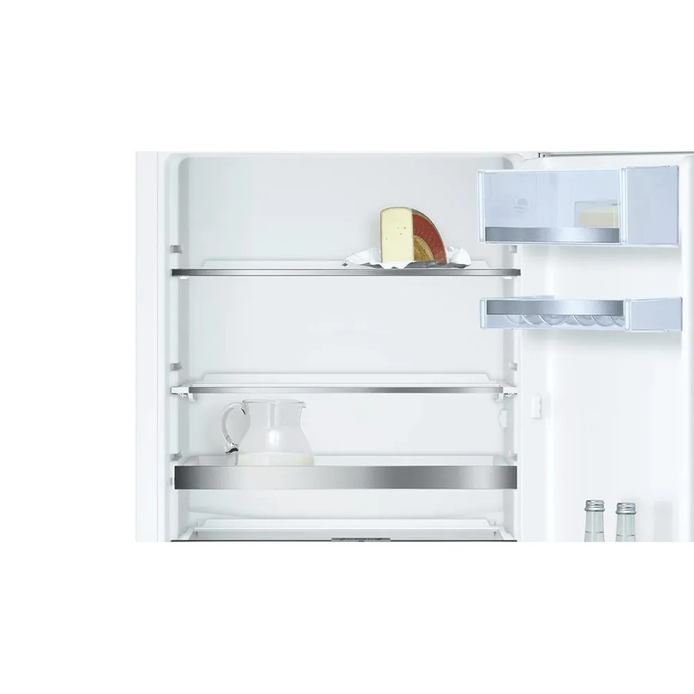 BOSCH KIN85AF30G Built-in Fridge Freezer, Freezer at Bottom, Flat Hinge- 55.8cm Wide