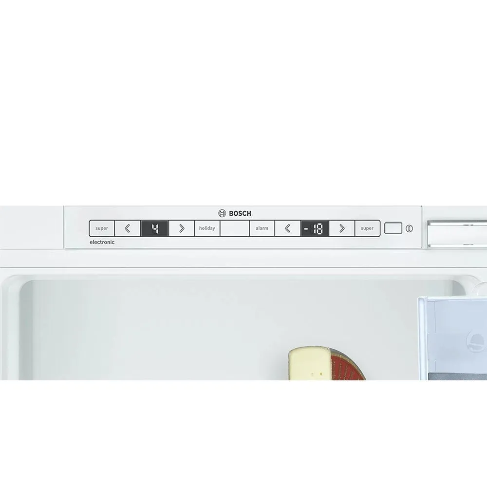 BOSCH KIN85AF30G Built-in Fridge Freezer, Freezer at Bottom, Flat Hinge- 55.8cm Wide