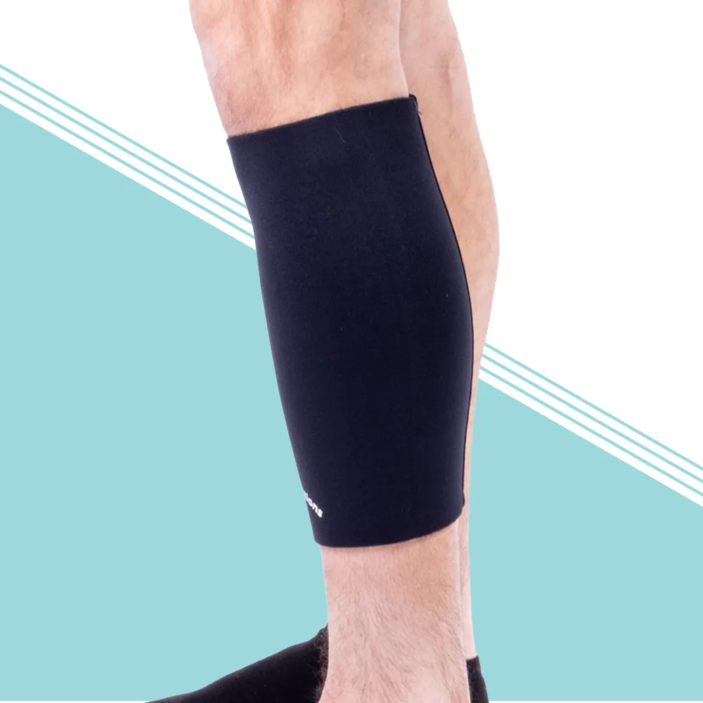 Calf Sleeve (C1). 1/8” Nylon, 2-Sided Neoprene. 11” Calf Sleeve. Latex Free.