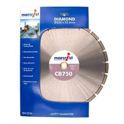 CB750 Fast Concrete Blade (25.4mm Bore) - All Sizes