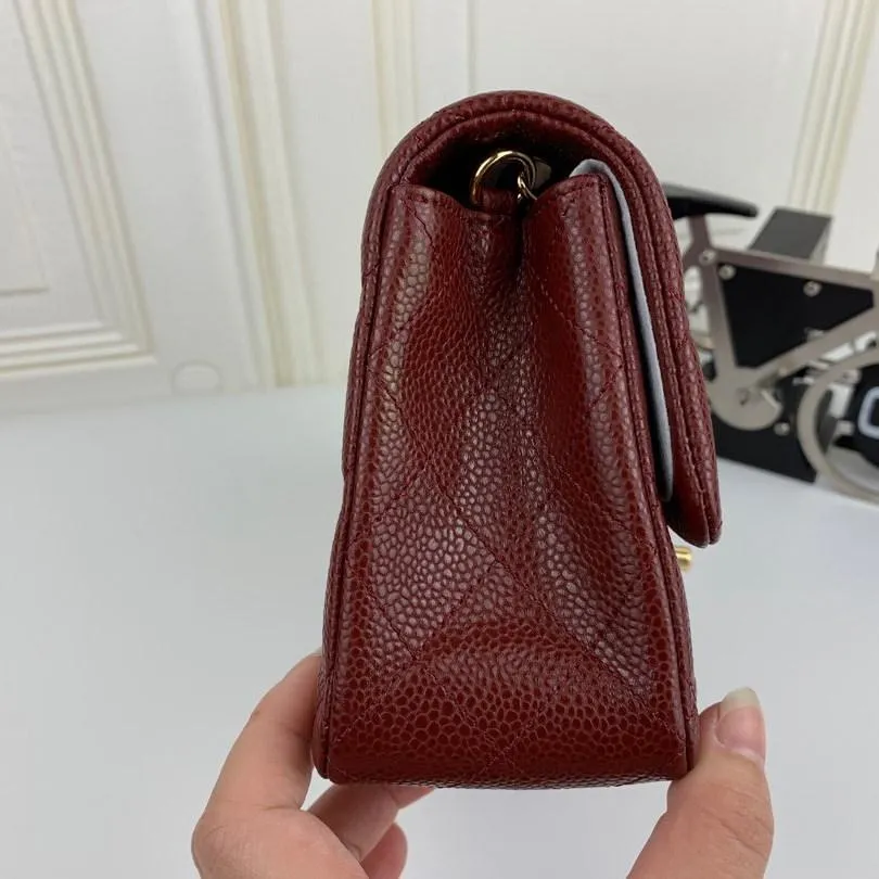 CC Flap Bag X Caviar Small 20cm