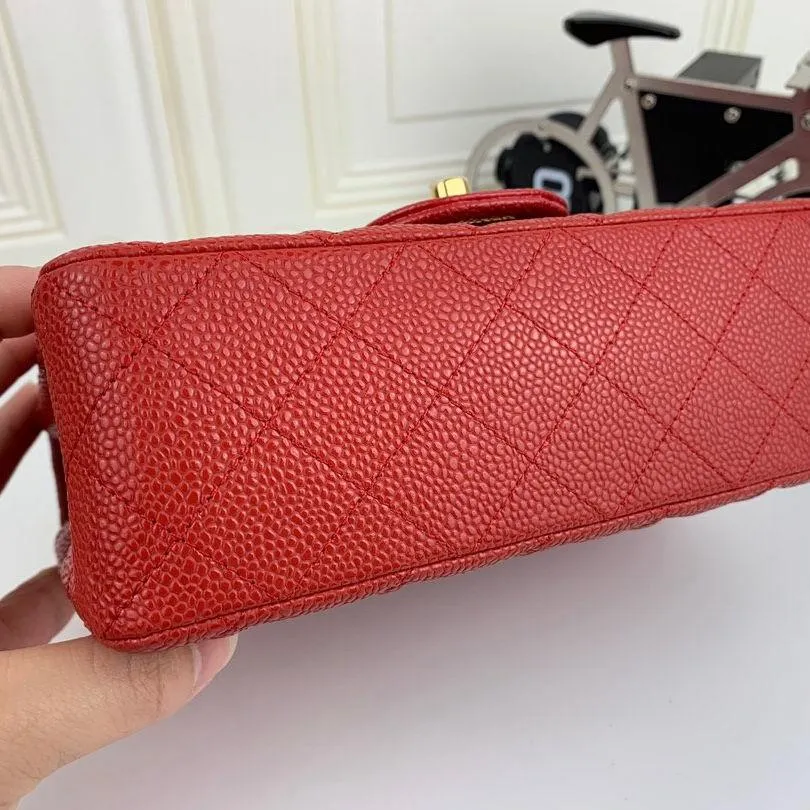 CC Flap Bag X Caviar Small 20cm