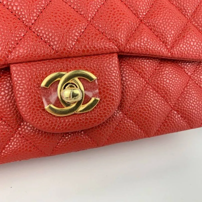 CC Flap Bag X Caviar Small 20cm