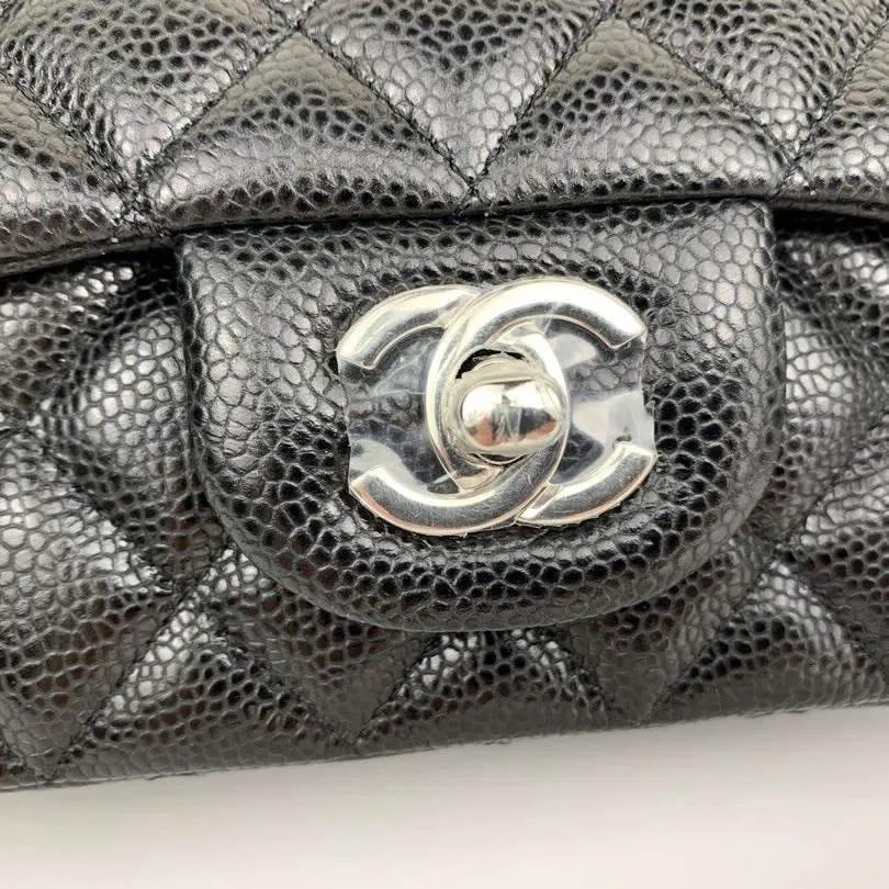 CC Flap Bag X Caviar Small 20cm