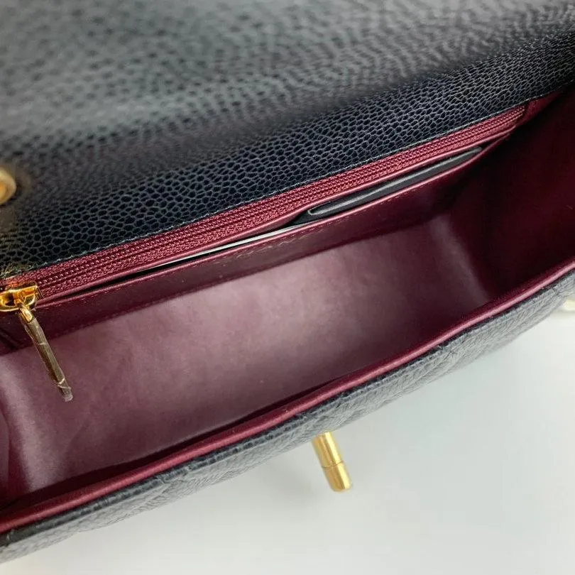 CC Flap Bag X Caviar Small 20cm