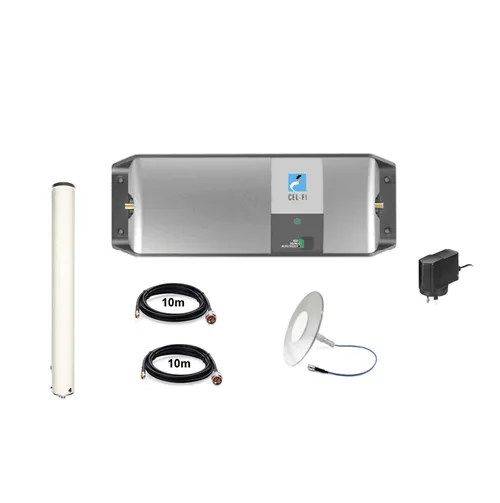 Cel-Fi GO Optus signal Repeater for building & sites with Indoor Ultrathin DAS Antenna