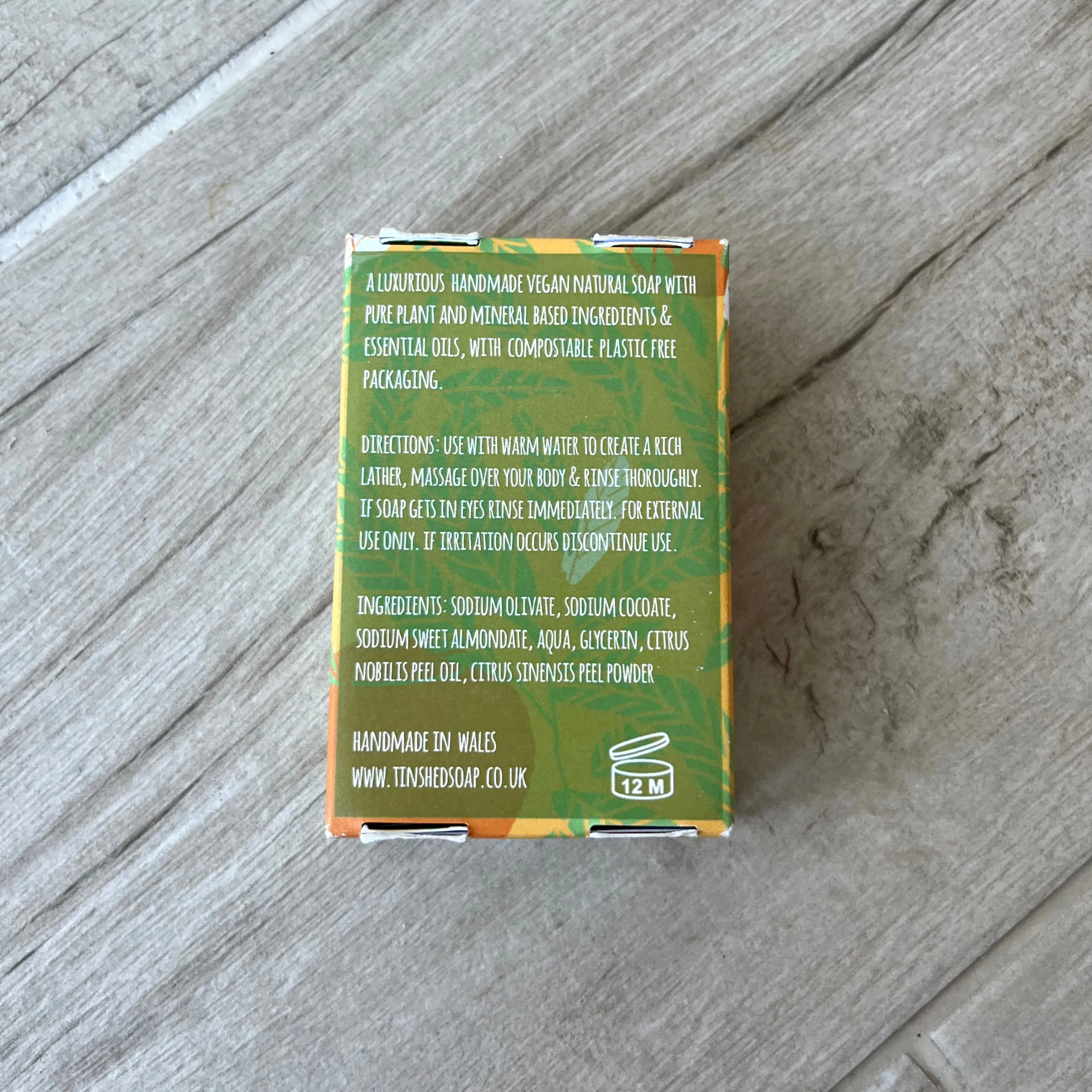 Clementine and Shea Butter Vegan Soap