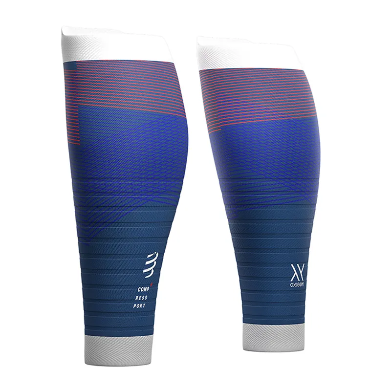 COMPRESSPORT R2 OXYGEN CALF SLEEVES (R2V2UL-5080)- BLUE