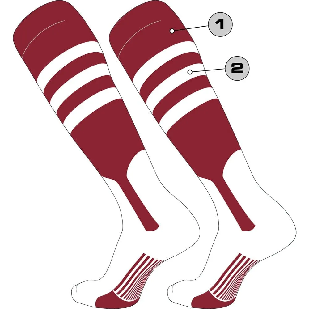 Custom Dugout Baseball Stirrup Socks - Pattern B