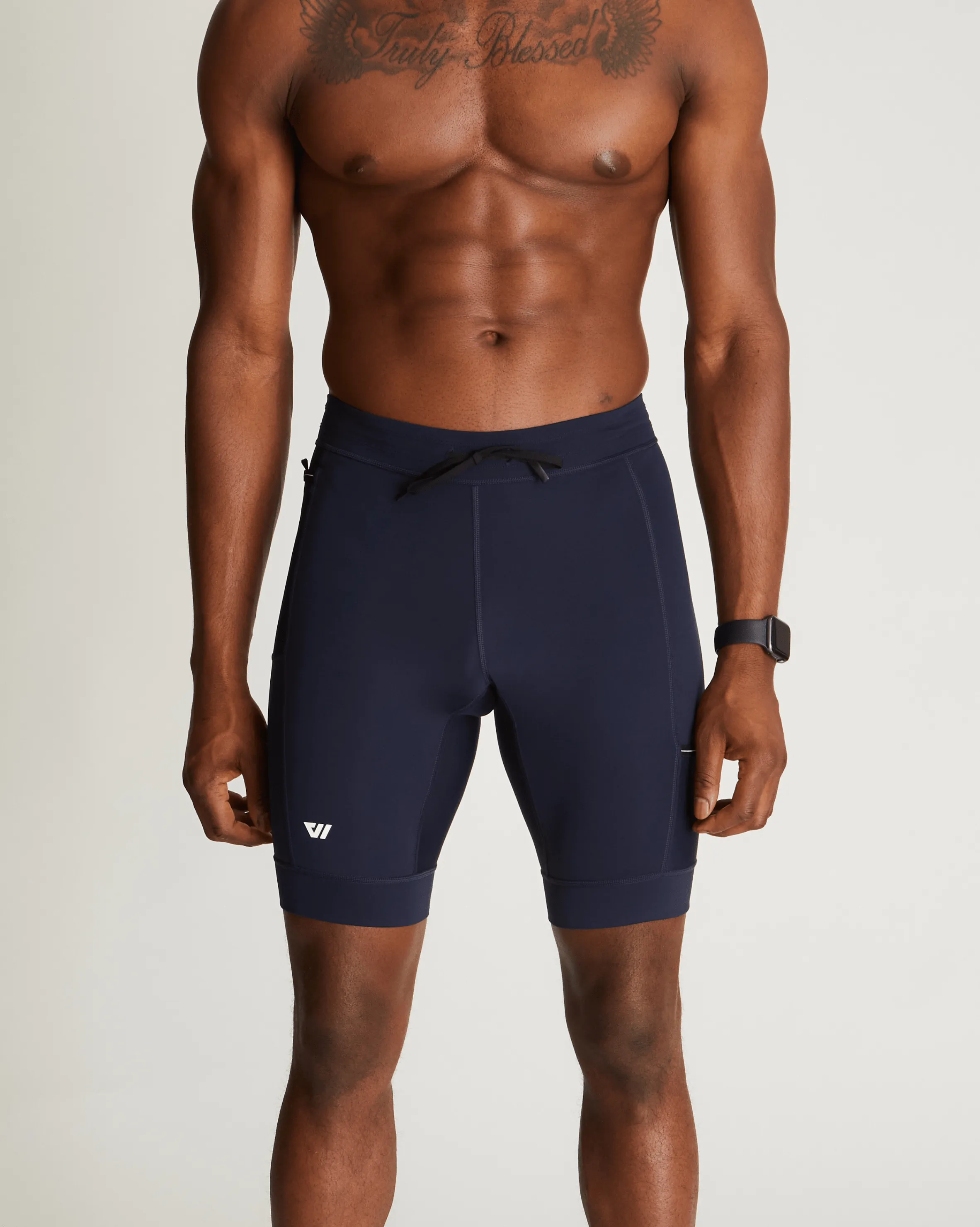 Distance Half Tight in Navy