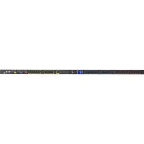 Eaton Metered Input rack PDU, 0U, L21-30P input, 8.64 kW max, 120/208V, 24A, 10 ft cord, Three-phase, Outlets: (1) 5-20R, (30) C13 Outlet grip, (6) C19 Outlet grip