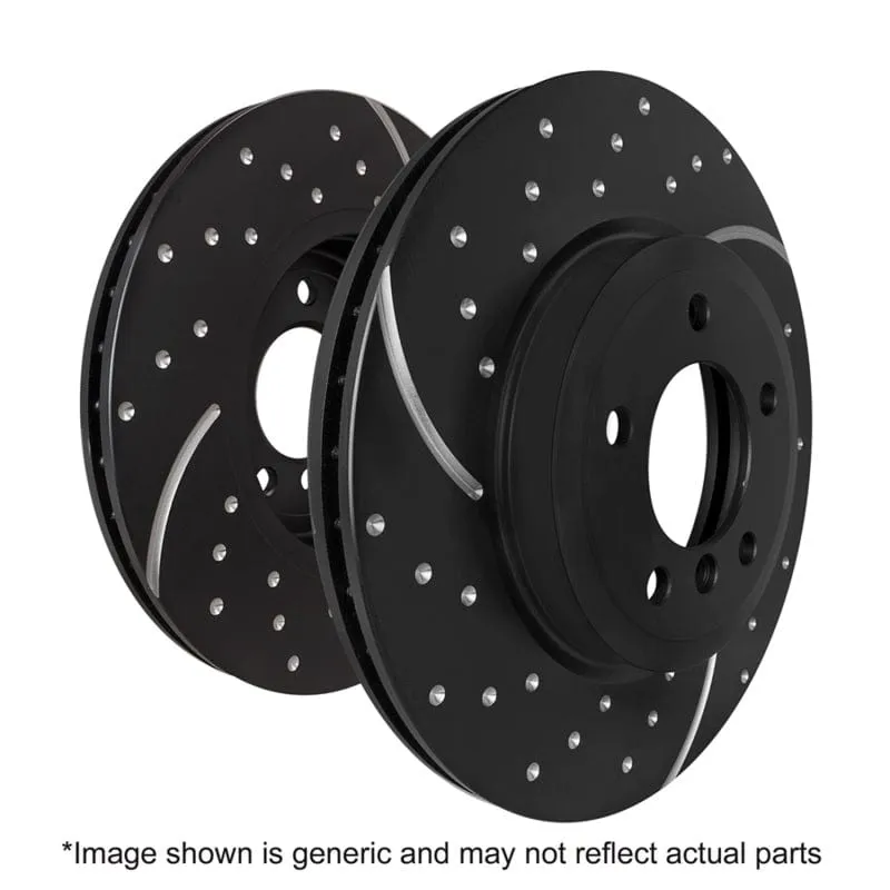 EBC 2017  Ford F-450/F-550 GD Sport Slotted and Dimpled Front Rotors