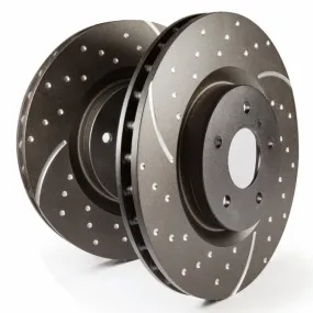 EBC 2017  Ford F-450/F-550 GD Sport Slotted and Dimpled Front Rotors
