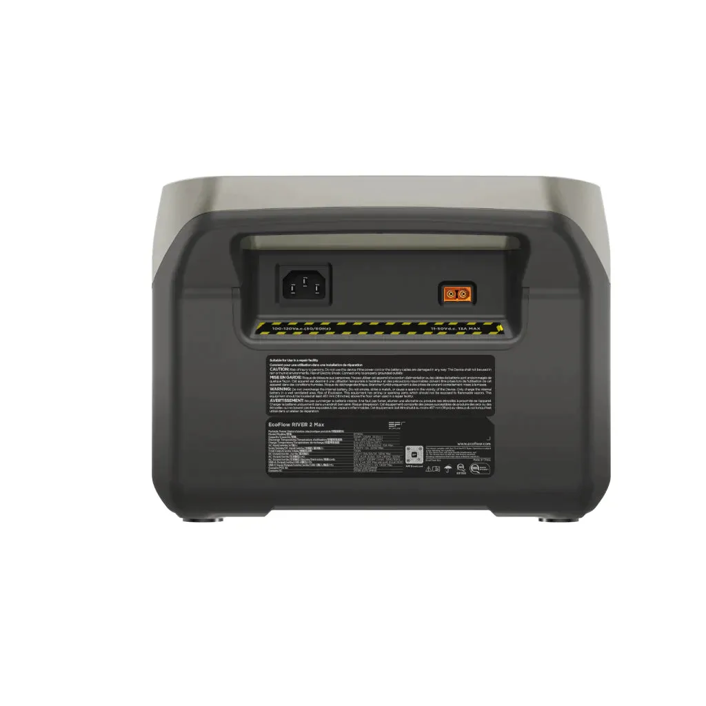 EcoFlow RIVER 2 Max Portable Lithium Power Station 512Wh