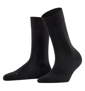 FALKE Sensitive London Crew Socks (46472) - Black