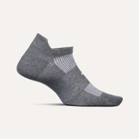 FEETURES HIGH PERFORMANCE ULTRA LIGHT NO SHOW TAB HEATHER GREY