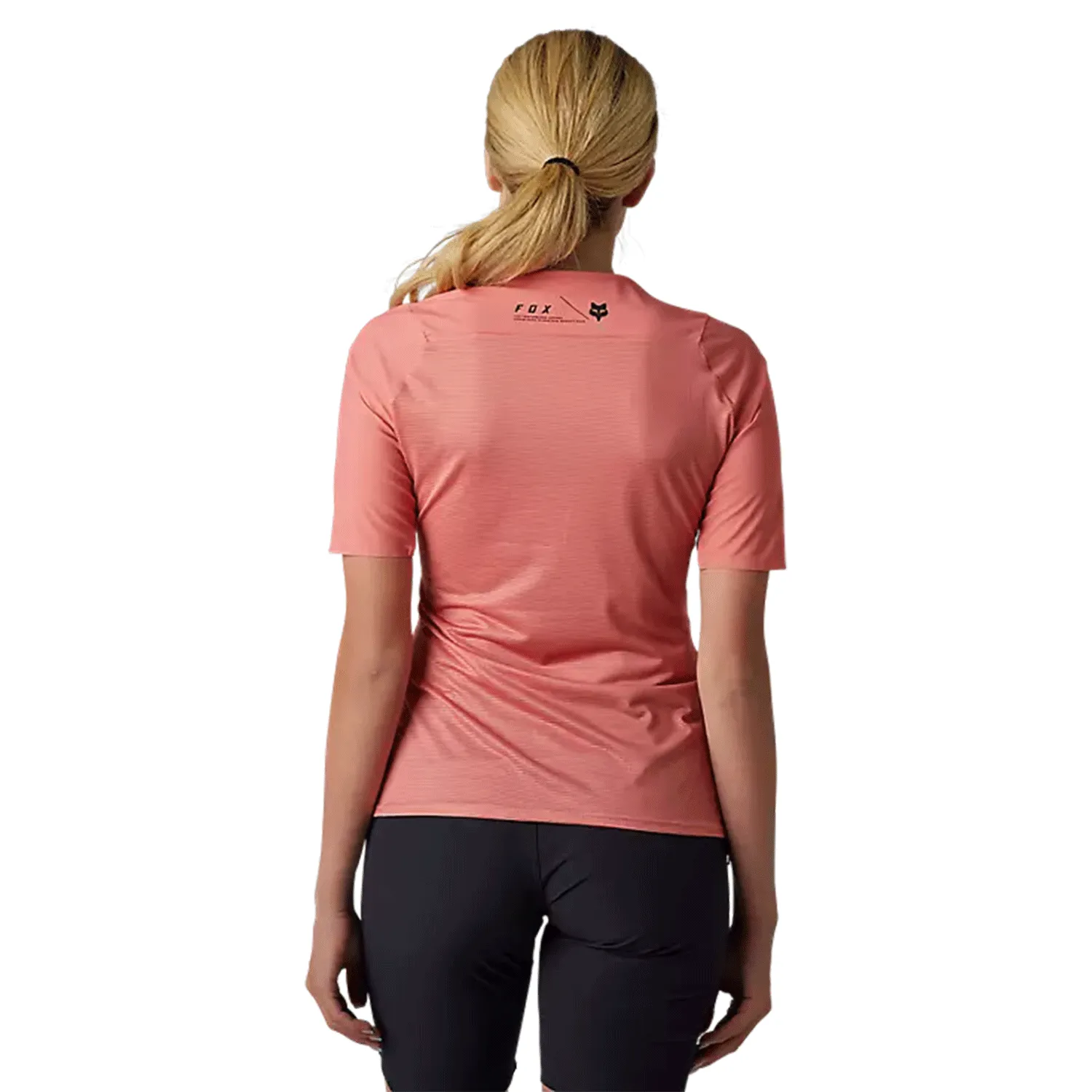 Fox Women's Flexair Ascent S/S Jersey Salmon