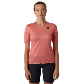 Fox Women's Flexair Ascent S/S Jersey Salmon