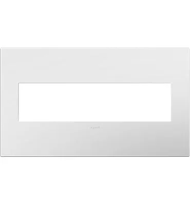 Gloss White, 4-Gang Wall Plate