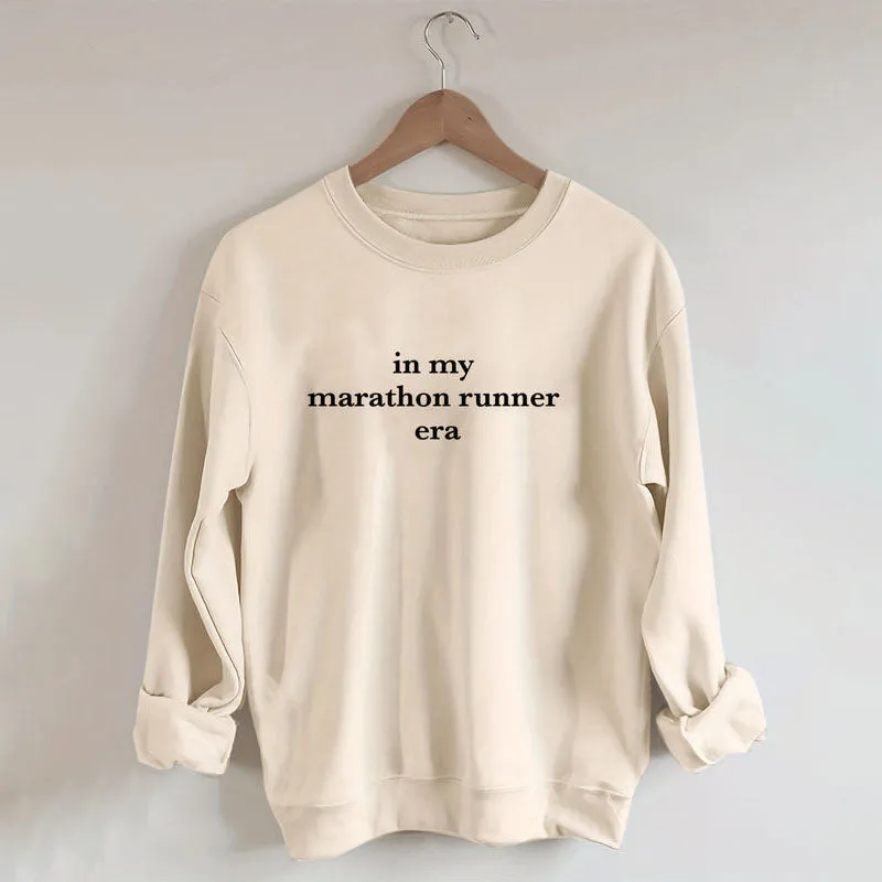 In My Marathon Runner Era Sweatshirt
