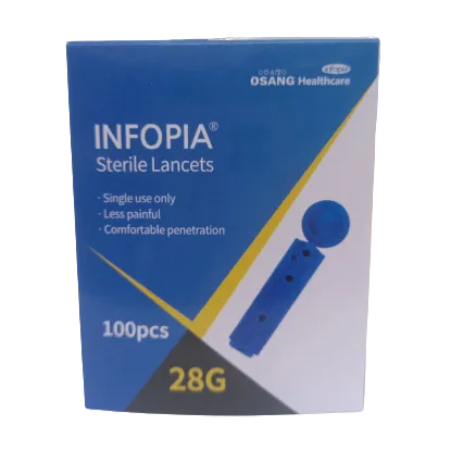 INFOPIA Sterile Lancet 28G 1 (100pcs/Box)