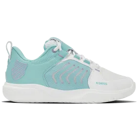 K-Swiss Women's Ultrashot Team Tennis Shoes Brilliant White & Angel Blue