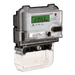 L&T [ Lauritz Knudsen ] Metering Device Single Phase kWh Meter With LCD display EM101 Class 1 Base Mounting