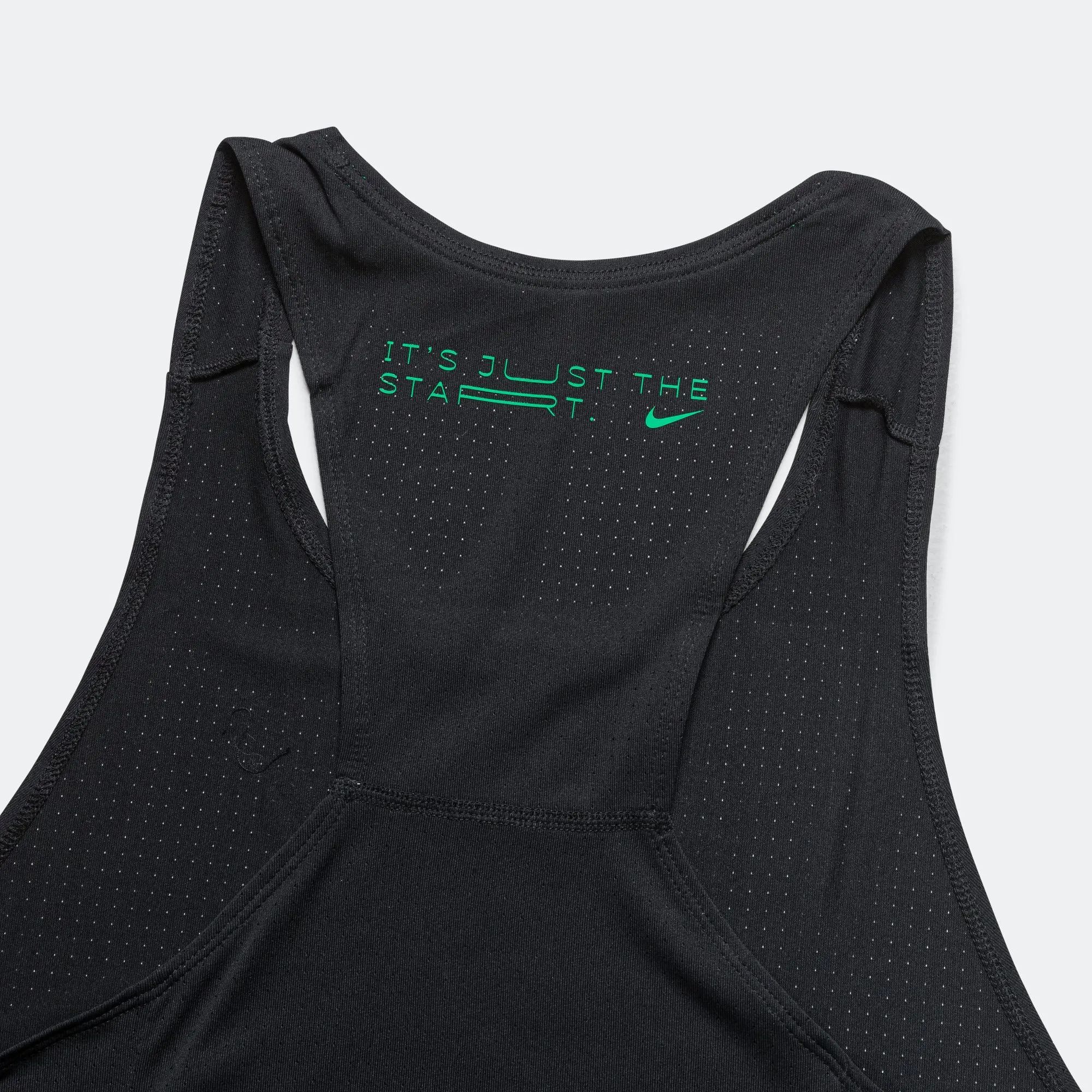 Mens Dri-FIT Fast 'Eluid Kipchoge' Singlet - Black/Vapor Green