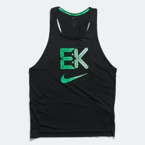 Mens Dri-FIT Fast 'Eluid Kipchoge' Singlet - Black/Vapor Green