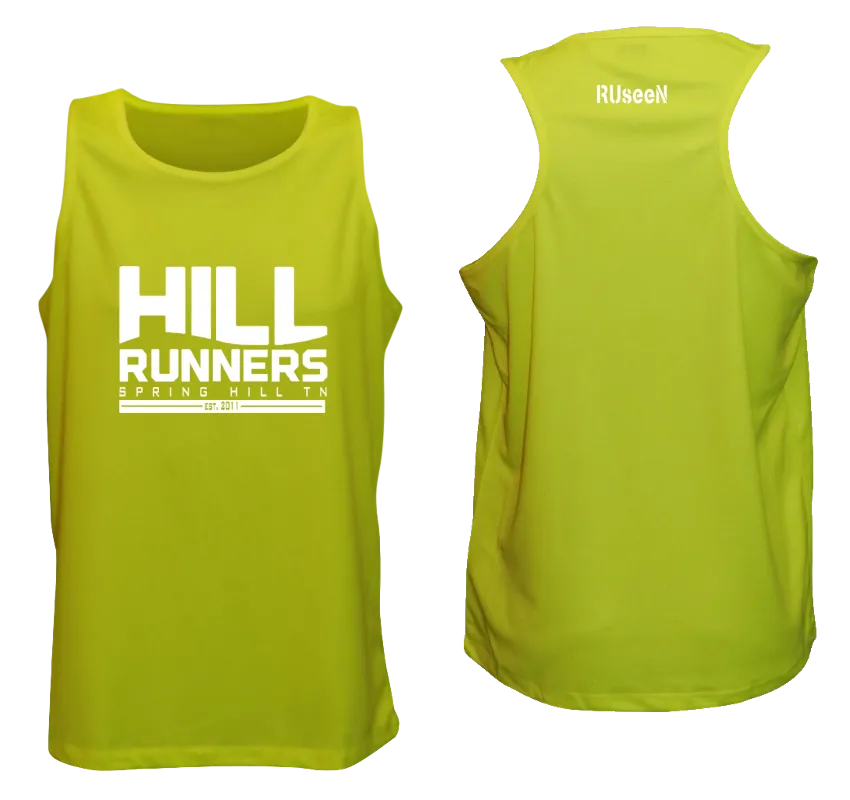 Men's Reflective Tank Top - Hill Runners TN