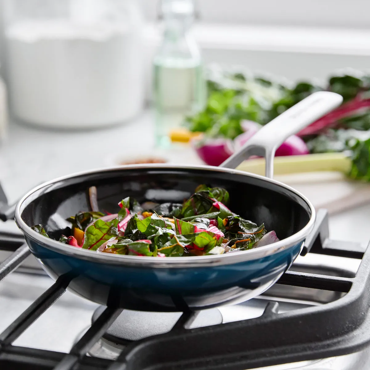 Merten & Storck Steel Core Enameled 8" Frypan | Aegean Teal